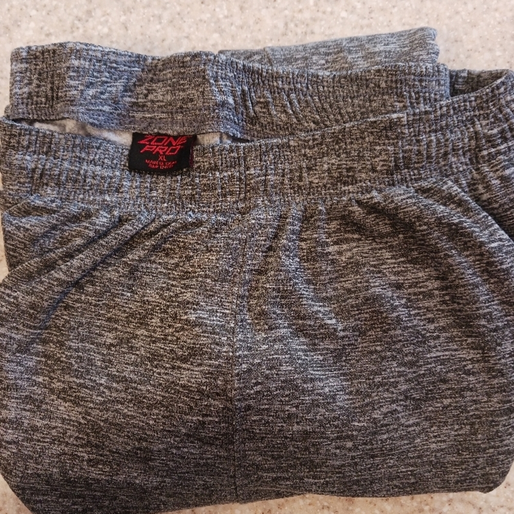 COPY - Zone Pro Gray Sweatpants Elastic Waistband Soft Knit Fabric